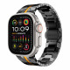 Techsuit Watchband (W063) Apple Watch 6 44mm Black Orange Techsuit Watchband (W063) Apple Watch 6 44mm Black Orange