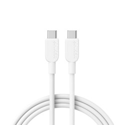 Anker  Data Cable 310 (A81D6H21)  Type C to Type C, 240W, 1.8m  White Anker  Data Cable 310 (A81D6H21)  Type C to Type C, 240W, 1.8m  White