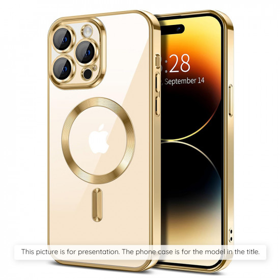 Techsuit Luxury Crystal MagSafe Samsung Galaxy A15 4G / A15 5G Gold Techsuit Luxury Crystal MagSafe Samsung Galaxy A15 4G / A15 5G Gold