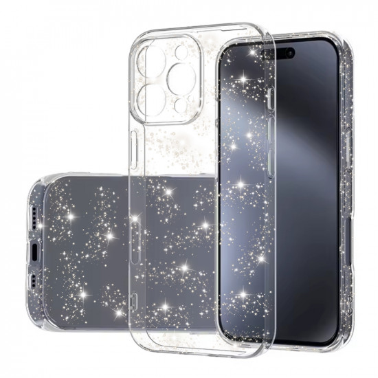 Techsuit SparkleSkin Series iPhone 16 Pro Clear Techsuit SparkleSkin Series iPhone 16 Pro Clear