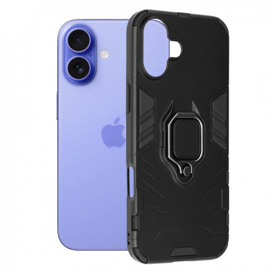 Techsuit Silicone Shield iPhone 16 Black Techsuit Silicone Shield iPhone 16 Black