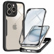 Techsuit  ColorVerse 360 Series + Screen Protector  iPhone 16 Pro  Black