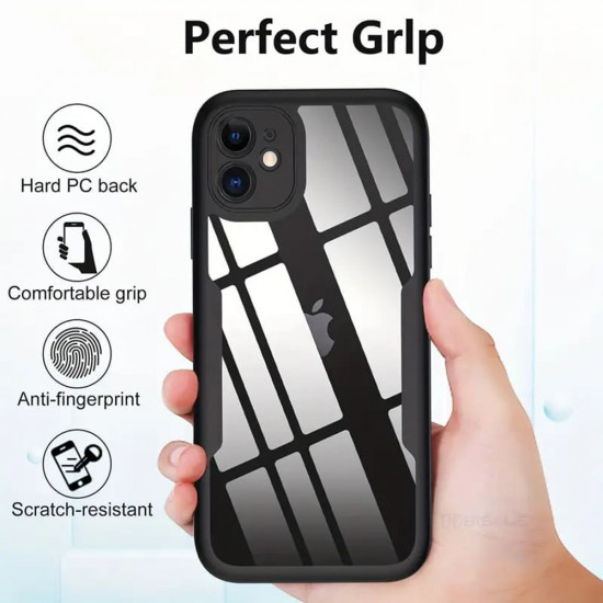 Techsuit  ColorVerse 360 Series + Screen Protector  iPhone 16 Pro  Black