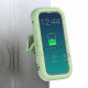 Techsuit  Phone Holder (LC 999)  Wall Box Case, Anti Fog, Retractable, Adjustable, Waterproof, for 4 7inch Phones  Green