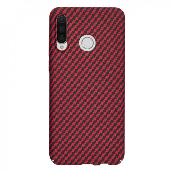 Techsuit  Carbonite FiberShell  Huawei P30 Lite / P30 Lite New Edition  Red