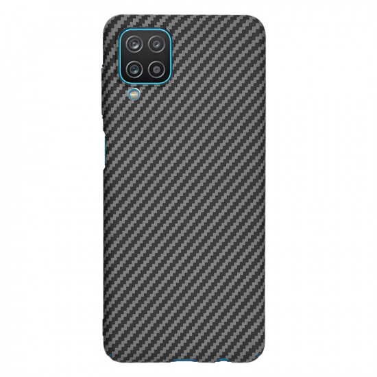 Techsuit  Carbonite FiberShell  Samsung Galaxy A12 / A12 Nacho / M12 / F12  Black