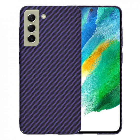 Techsuit  Carbonite FiberShell  Samsung Galaxy S21 FE 5G  Purple