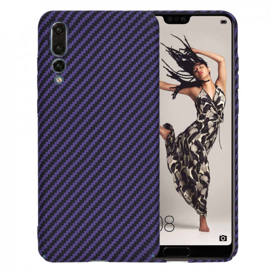 Techsuit  Carbonite FiberShell  Huawei P20 Pro  Purple