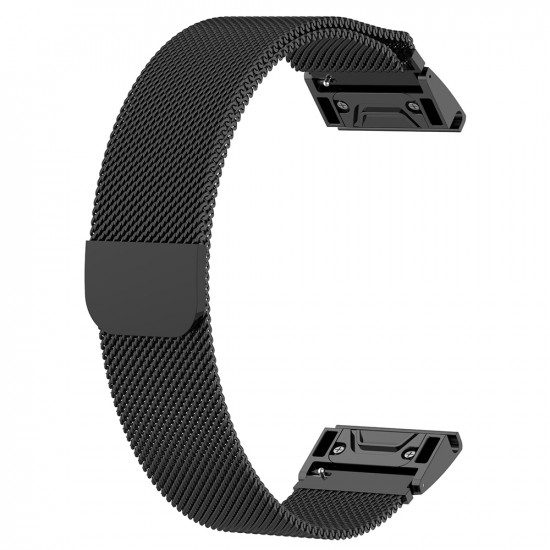 Techsuit  Watchband QuickFit 20mm (W009)  Instinct 2S/2S Solar/Approach S70 42mm/fenix 7S Pro Sapphire Solar  Black