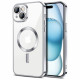Techsuit  Luxury Crystal MagSafe  iPhone 16  Silver