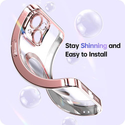 Techsuit  Luxury Glitter MagSafe  iPhone 16 Plus  Silver