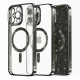 Techsuit Luxury Glitter MagSafe iPhone 16 Pro Black Techsuit Luxury Glitter MagSafe iPhone 16 Pro Black