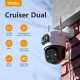 Imou  Outdoor Camera Cruiser Dual (IPC S7XP 6M0WED)  6MP, Two way Talk, Human Detection, Night Vision, IP66  White