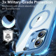 ESR Classic Hybrid HaloLock iPhone 16 Clear Blue ESR Classic Hybrid HaloLock iPhone 16 Clear Blue