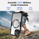 Techsuit  ColorVerse 360 MagSafe Series + Screen Protector  iPhone 12 Pro  Black