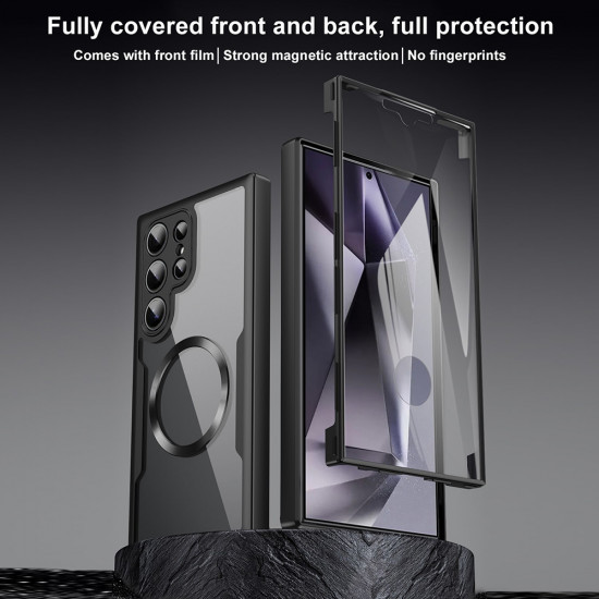 Techsuit  ColorVerse 360 MagSafe Series + Screen Protector  iPhone 12 Pro  Black