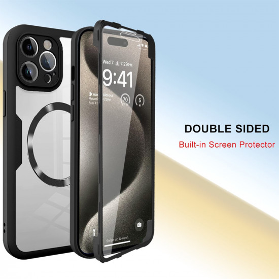 Techsuit ColorVerse 360 MagSafe Series + Screen Protector iPhone 13 Pro Black Techsuit ColorVerse 360 MagSafe Series + Screen Protector iPhone 13 Pro Black