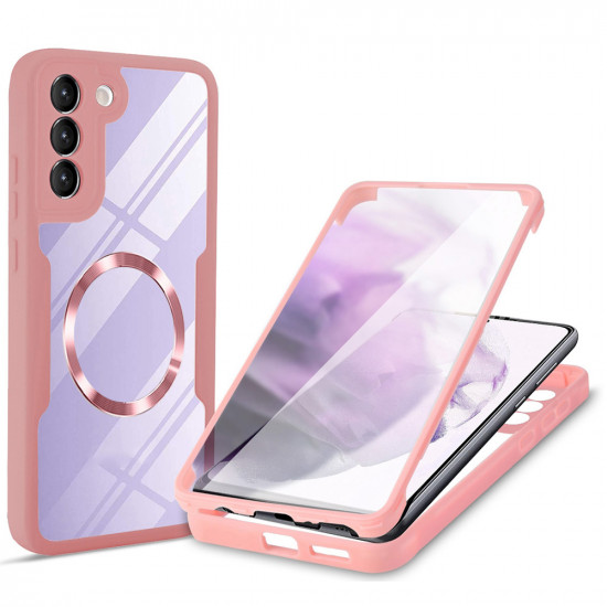 Techsuit ColorVerse 360 MagSafe Series + Screen Protector Samsung Galaxy S23 Pink Techsuit ColorVerse 360 MagSafe Series + Screen Protector Samsung Galaxy S23 Pink