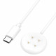 Techsuit  SmartWatch Wireless Charging Cable (THC5)  for Google Pixel Watch 3 (41mm, 45mm) / 2 / Fitbit Ace LTE, Type C  White