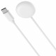Techsuit  SmartWatch Wireless Charging Cable (THC5)  for Google Pixel Watch 3 (41mm, 45mm) / 2 / Fitbit Ace LTE, Type C  White
