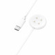 Techsuit  SmartWatch Wireless Charging Cable (THC5)  for Google Pixel Watch 3 (41mm, 45mm) / 2 / Fitbit Ace LTE, Type C  White