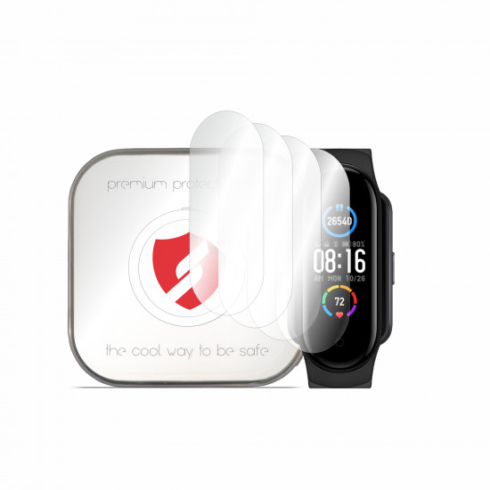 Smart Protection Premium Classic (4 pack) Xiaomi Mi Band 5 / 6 / 6 NFC / Amazfit Band 5 Clear Smart Protection Premium Classic (4 pack) Xiaomi Mi Band 5 / 6 / 6 NFC / Amazfit Band 5 Clear