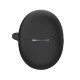 Techsuit  Silicone Case  for Huawei FreeBuds 5, Smooth Ultrathin Material  Black