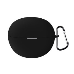 Techsuit  Silicone Case  for Huawei FreeClip, Smooth Ultrathin Material  Black