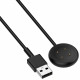 Techsuit  SmartWatch Wireless Charging Cable (THC5)  for Google Pixel Watch 3 (41mm, 45mm) / 2 / Fitbit Ace LTE, USB  Black