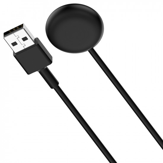 Techsuit  SmartWatch Wireless Charging Cable (THC5)  for Google Pixel Watch 3 (41mm, 45mm) / 2 / Fitbit Ace LTE, USB  Black