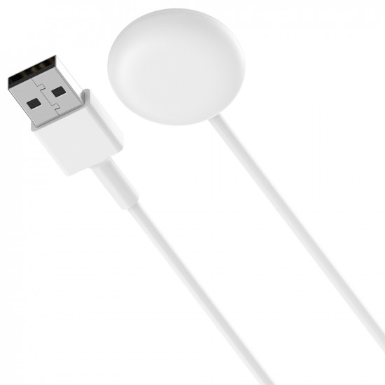 Techsuit  SmartWatch Wireless Charging Cable (THC5)  for Google Pixel Watch 3 (41mm, 45mm) / 2 / Fitbit Ace LTE, USB  White