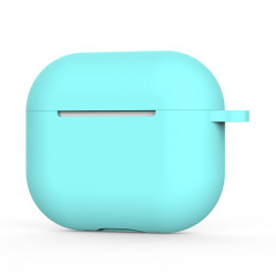 Techsuit  Silicone Case  for AirPods 4, Smooth Ultrathin Material  Turquoise