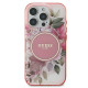 Guess GUHMP16LHFWBDCEP iPhone 16 Pro 6.3" różowy/pink hardcase IML Flower & Tonal Circle MagSafe