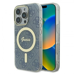Guess GUHMP16XH4STB iPhone 16 Pro Max 6.9" niebieski/blue hardcase IML 4G MagSafe