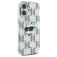 Karl Lagerfeld KLHCP16SHKLPCHT iPhone 16 6.1" przezroczysty/transparent hardcase IML Choupette Head Electroplated