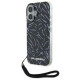 Karl Lagerfeld KLHCP16SHZBPKCCU iPhone 16 6.1" fioletowy/purple Zebra With Cord