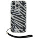 Karl Lagerfeld KLHCP16XHZBPKCCK iPhone 16 Pro Max 6.9" czarny/black hardcase IML Zebra Pattern & Cord