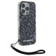 Karl Lagerfeld KLHCP16XHZBPKCCU iPhone 16 Pro Max 6.9" fioletowy/purple Zebra With Cord