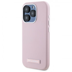 Karl Lagerfeld KLHMP15LPGMSRPP iPhone 15  Pro 6.1" różowy/pink hardcase FW Metal Plate MagSafe