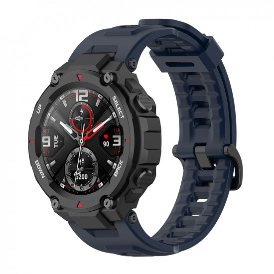Techsuit  Watchband (W067)  Amazfit T Rex / T Rex Pro  Navy Blue