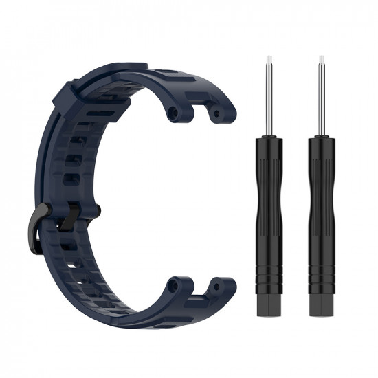 Techsuit  Watchband (W067)  Amazfit T Rex / T Rex Pro  Navy Blue
