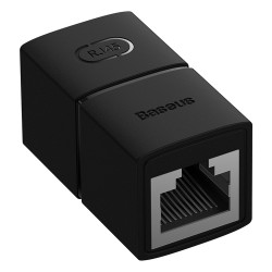 Baseus  (2 pack) Ethernet Adapter (B00131100111 00)  RJ45 to RJ45, 1000Mbps, 100m, PVC  Black Baseus  (2 pack) Ethernet Adapter (B00131100111 00)  RJ45 to RJ45, 1000Mbps, 100m, PVC  Black