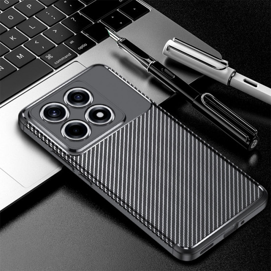 Techsuit CarbonFiber Xiaomi 14T Black Techsuit CarbonFiber Xiaomi 14T Black