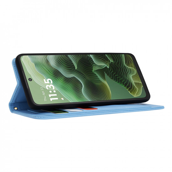 Techsuit FlipCraft Motorola Moto G35 VibrantΒ Blue Techsuit FlipCraft Motorola Moto G35 VibrantΒ Blue