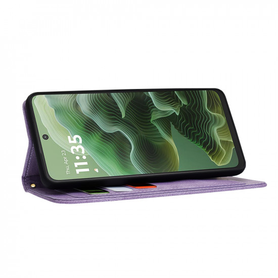 Techsuit FlipCraft Motorola Moto G35 Mysterious Purple Techsuit FlipCraft Motorola Moto G35 Mysterious Purple