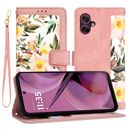 Techsuit FlipCraft Motorola Moto G55 Sweetheart Pink Techsuit FlipCraft Motorola Moto G55 Sweetheart Pink