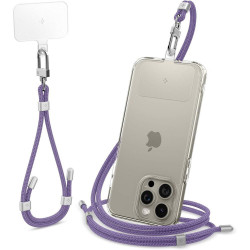 Spigen  Universal Holder Link Strap  Crossbody Lanyard for Phone Cases, 220  790mm  Deep Purple