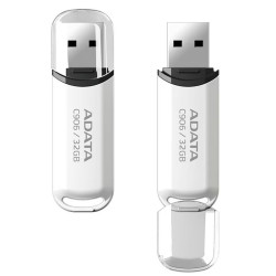 Adata  Memory Stick (AC906 32G RWH)  USB 2.0 FlashDrive, 32GB  White