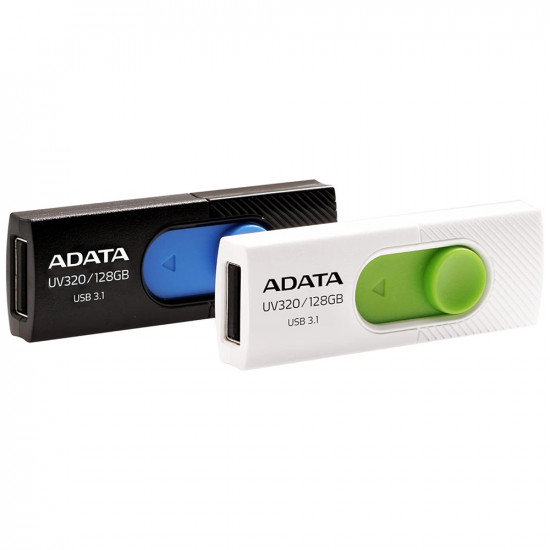 Adata  Memory Stick (AUV320 64G RBKBL)  USB 3.1 FlashDrive, 64GB  Black / Blue