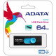 Adata  Memory Stick (AUV320 64G RBKBL)  USB 3.1 FlashDrive, 64GB  Black / Blue